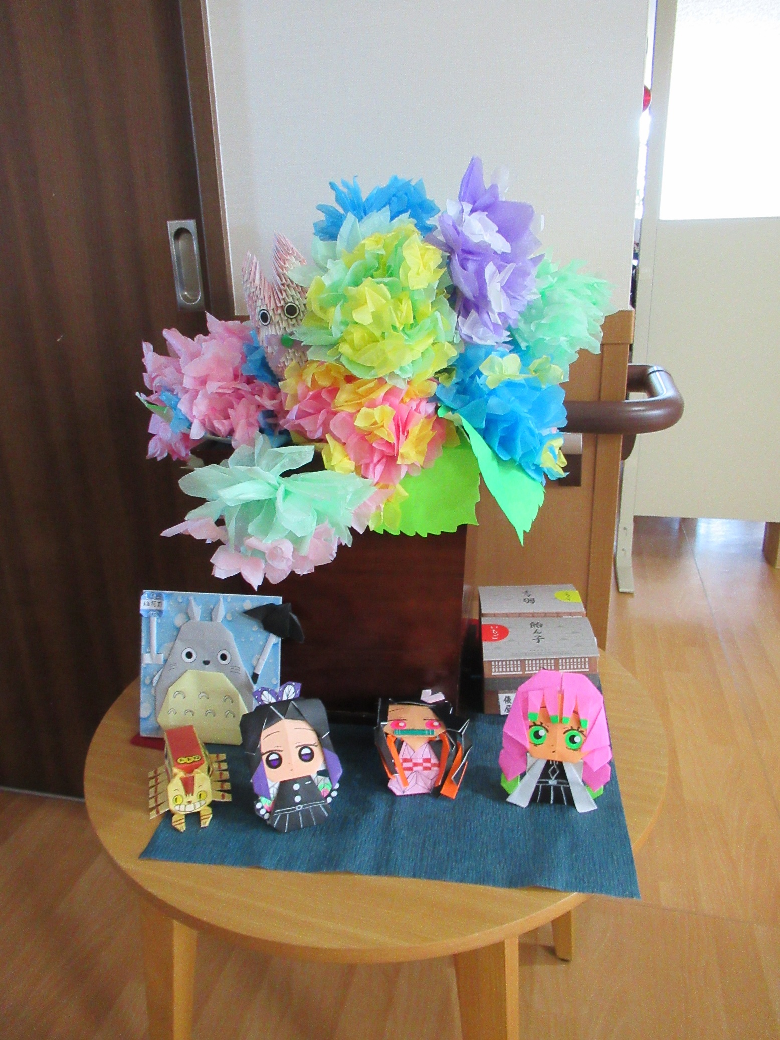 トトロとあじさい