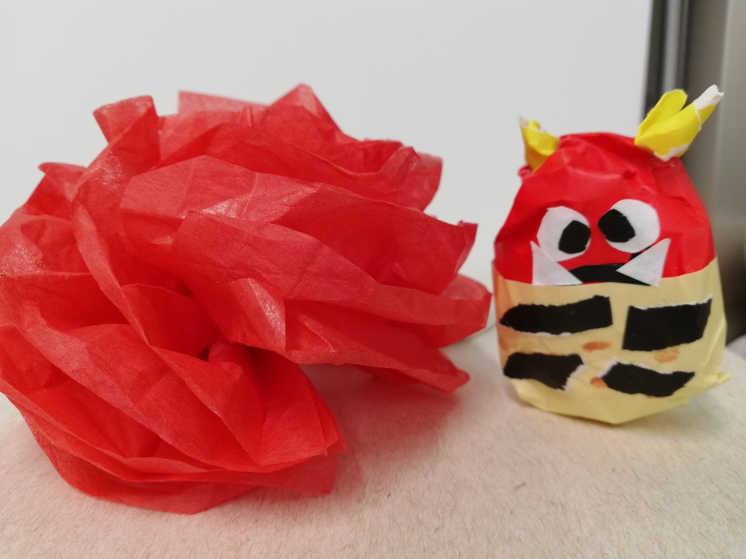 スタッフ作成の鬼だるま